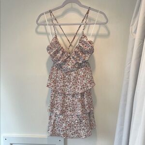 Floral Tiered Ruffle Dress